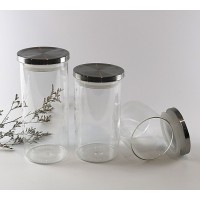 High Borosilicate Glass Airtight Canister Storage Candy Jar Kitchen Noodle Glass Storage Jar