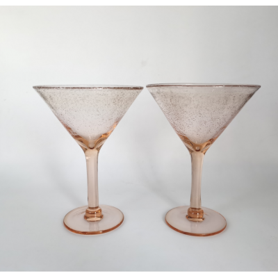 wholesale unique cheap handmade stemware cocktail martini glass crystal wine glass with bubble