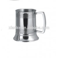 Top Grade 16oz Double Wall Stainless Steel Beer Glass Wine Cup