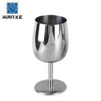 8oz Excellent Quality 8oz Stainless Steel wine cup premium gold plated goblet wine glass