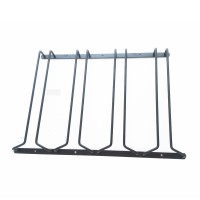 Wine Accessories Wall Hanging Under Cabinet Wire Metal Wine Glass Rack