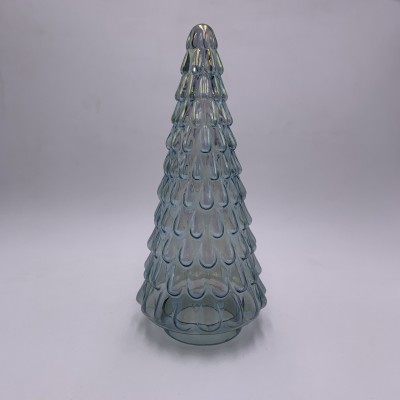 Mouth Blown Decorative Glass Christmas Tree For Sale