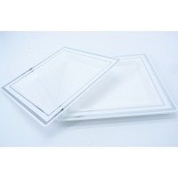 7 Inch Disposable Dinner Plates Clear Plastic Plates factory manufacturers supplier wholesale