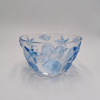 ocean series glass bowl/glass salad bowl