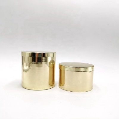 Gold Metal Candle Jars Cup Ins Northern Europe Container Vintage